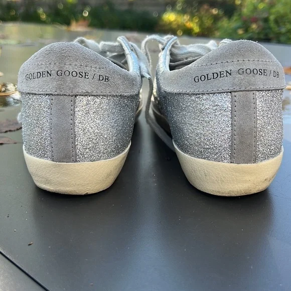 Golden Goose Delux Brand Superstar Glitter Low-Top Sneakers - Picture 3 of 10